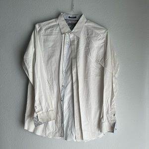 Ted Baker Cream Color Dress Shirt: Size M (5)